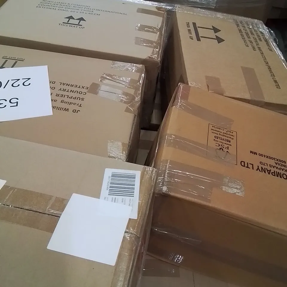 PALLET OF BRAND NEW WOMENS QUALITY DESIGNER CLOTHES APPROXIMATELY 120 TO INCLUDE; DRESSES WITH THROW OVER, TOPS, LONG SLEEVE DRESSES, ETC