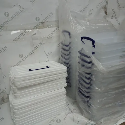 20 DUNYA DEEP CLEAR BOXES WITH HANDLE