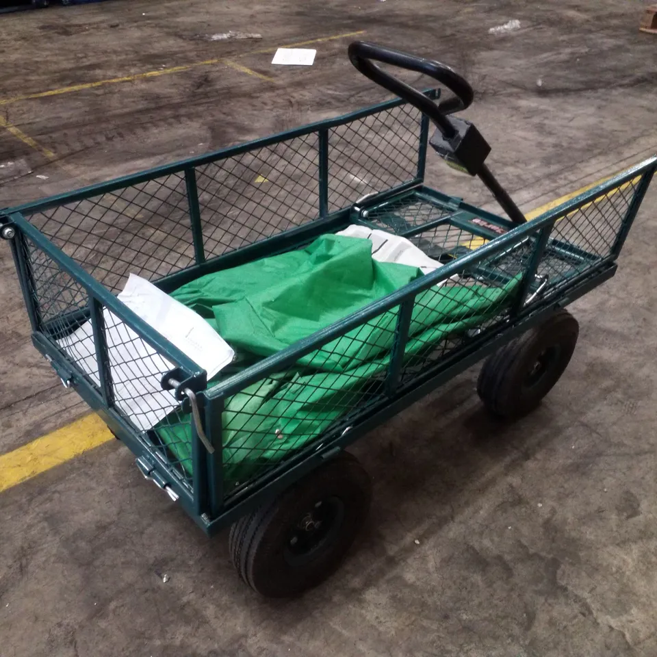 CLARKE GT-3 TOWABLE GARDEN TROLLEY WITH REMOVABLE LINER