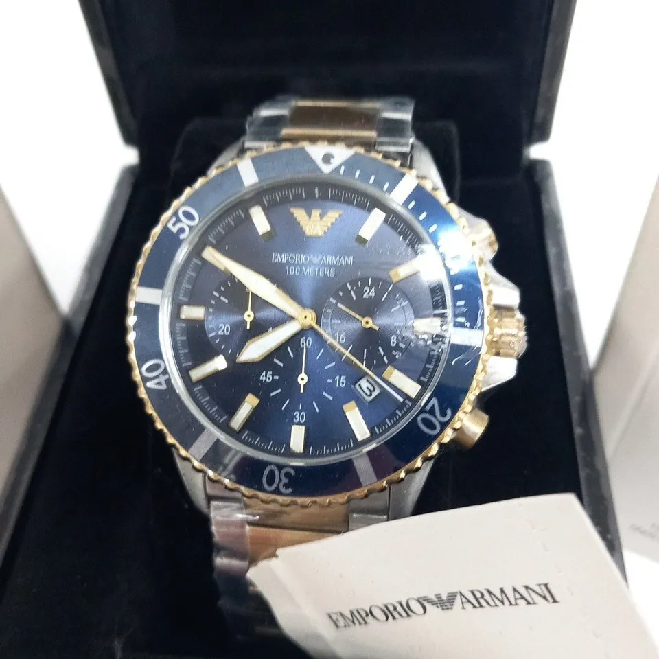 BOXED EMPORIO ARMANI AR11362 WRIST WATCH