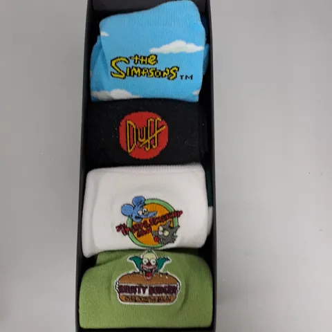 BOX OF SIMPSONS SOCKS