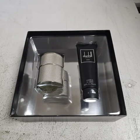 DUNHILL LONDON ICON GIFT SET – FRAGRANCE BOTTLE & SHOWER GEL