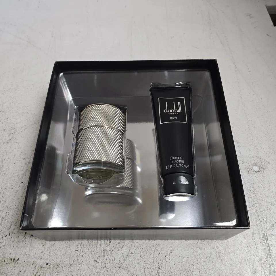 DUNHILL LONDON ICON GIFT SET – FRAGRANCE BOTTLE & SHOWER GEL