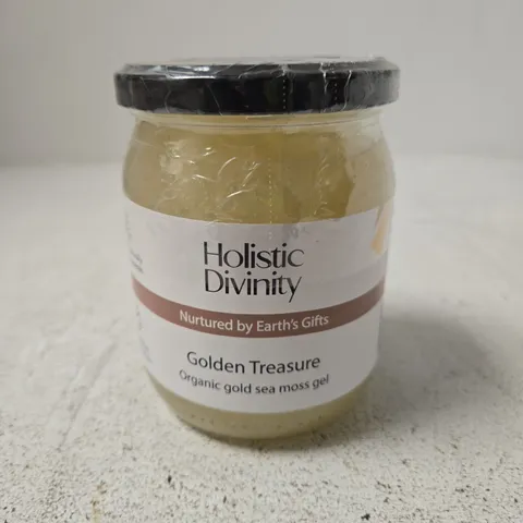 HOLISTIC DIVINITY GOLDEN TREASURE ORGANIC GOLD SEA MOSS GEL – 550ML