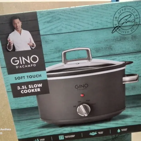 BOXED GINO SOFT TOUCH SLOW COOKER