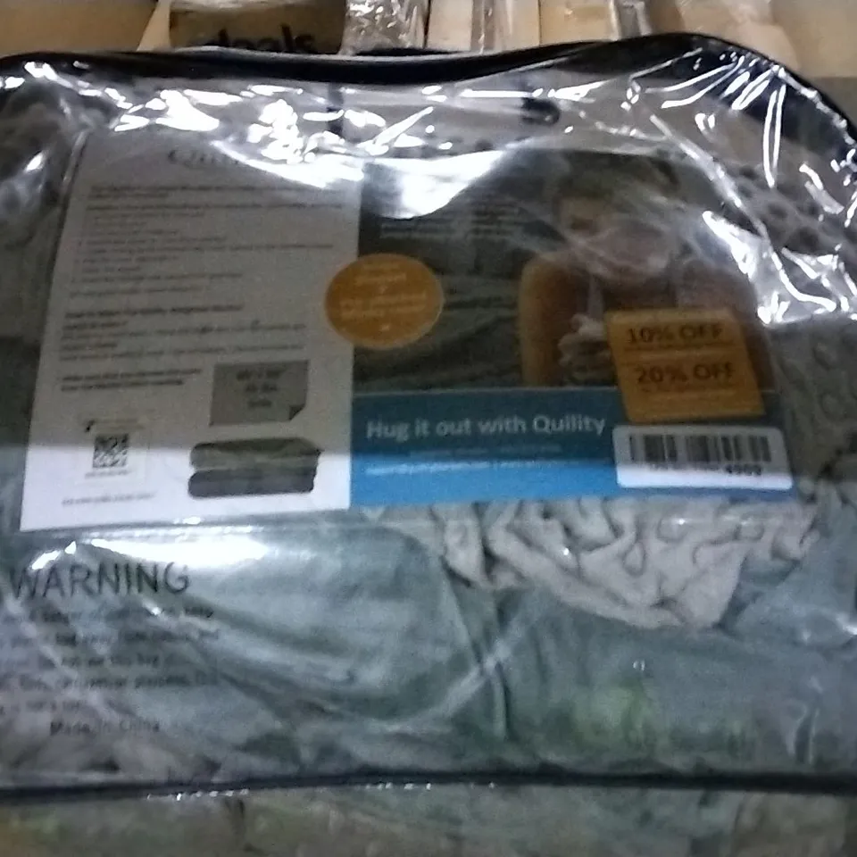 QUALITY WEIGHTED BLANKET GREY
