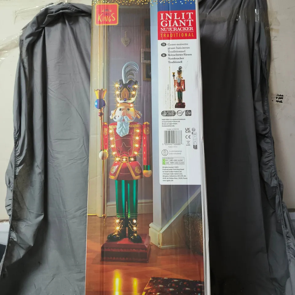 BOXED IN-LIT GIANT NUTCRACKER - COLLECTION ONLY
