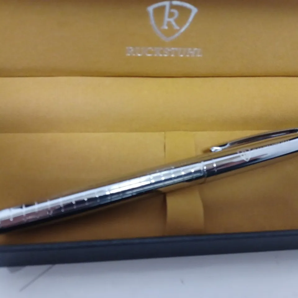 RUCKSTUHL STAINLESS STEEL LUXURY PEN WITH GIFT BOX 