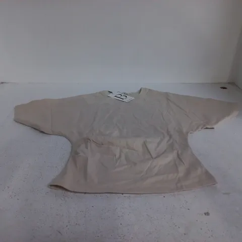 STRADIVARIUS BASICS TOP β BEIGE β UK SIZE L