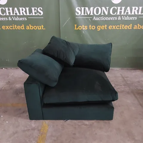 DESIGNER VELVET CORNER SOFA PIECE