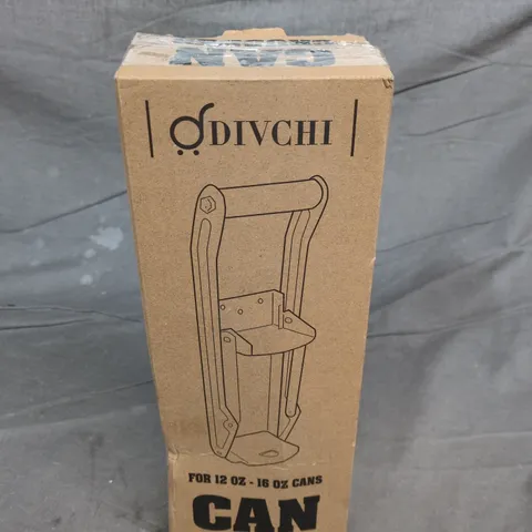 DIVCHI MANUAL CAN CRUSHER – FOR 12 OZ - 16 OZ CANS 