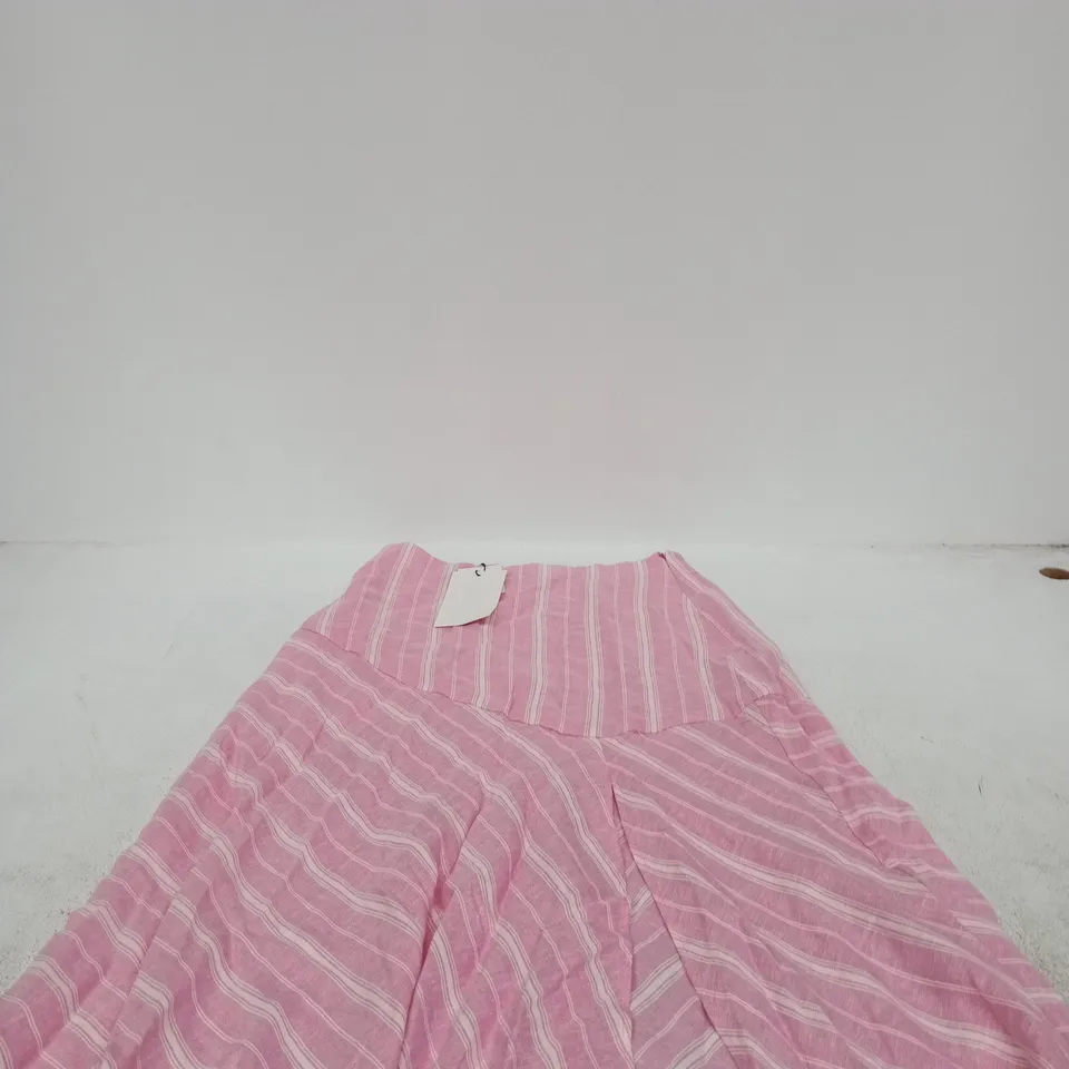 ZARA PINK/WHITE SKIRT EXTRA SMALL TAGGED