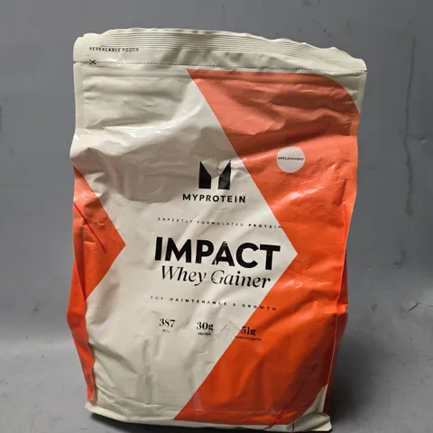 MY PROTEIN IMPACT WHEY GAINER UNFLAVOURED - 2.5KG