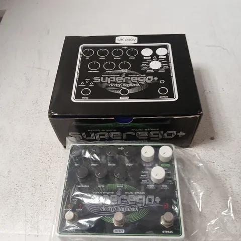 ELECTRO-HARMONIX SUPEREGO+ SYNTH ENGINE & MULTI-EFFECT PEDAL
