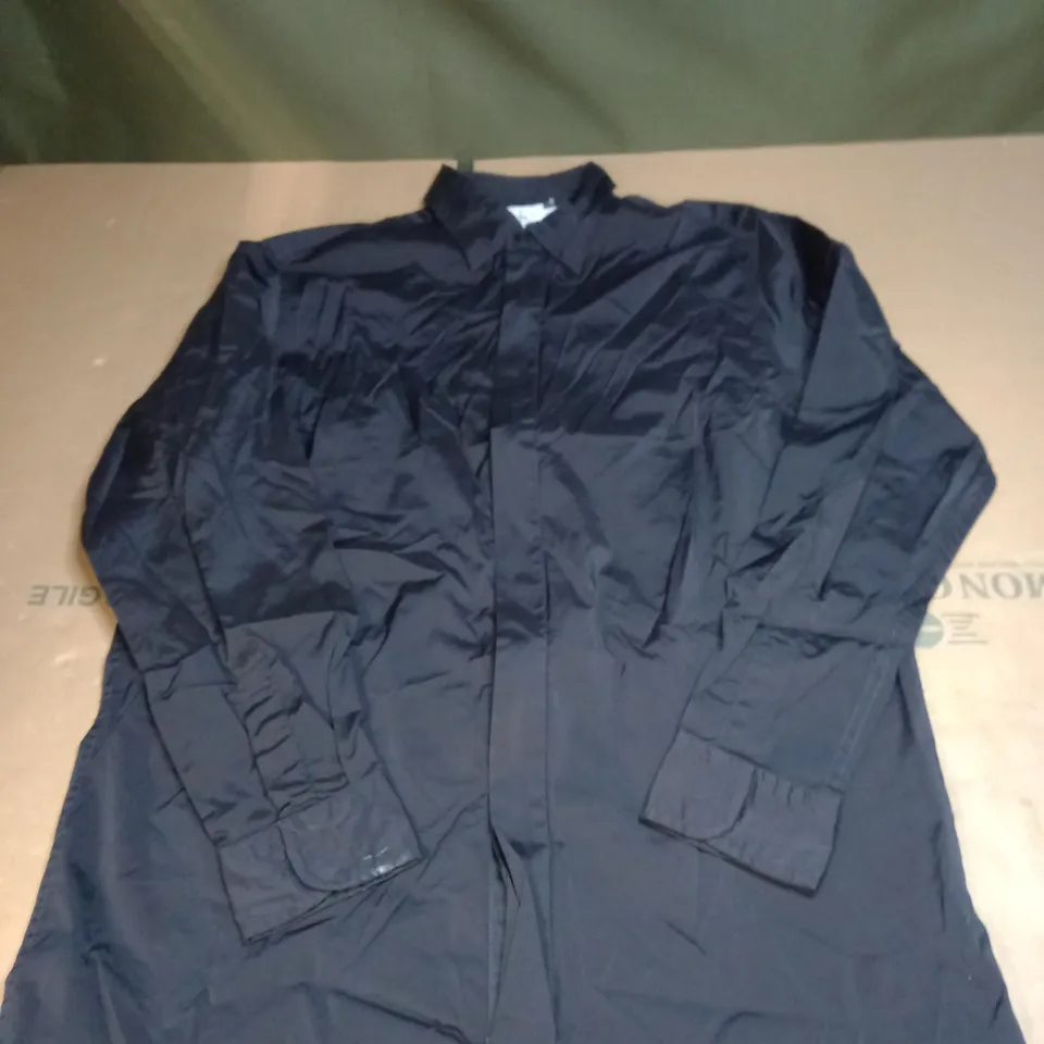 MENS CALVIN KLEIN ZIPPED SHIRT/JACKET IN BLACK SIZE S