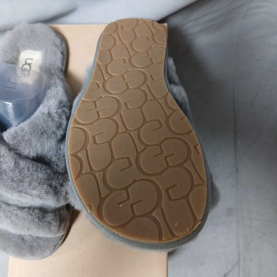 UGG SCUFFITA CHARCOAL SLIPPERS – WOMEN’S, UK 3 (US 5)