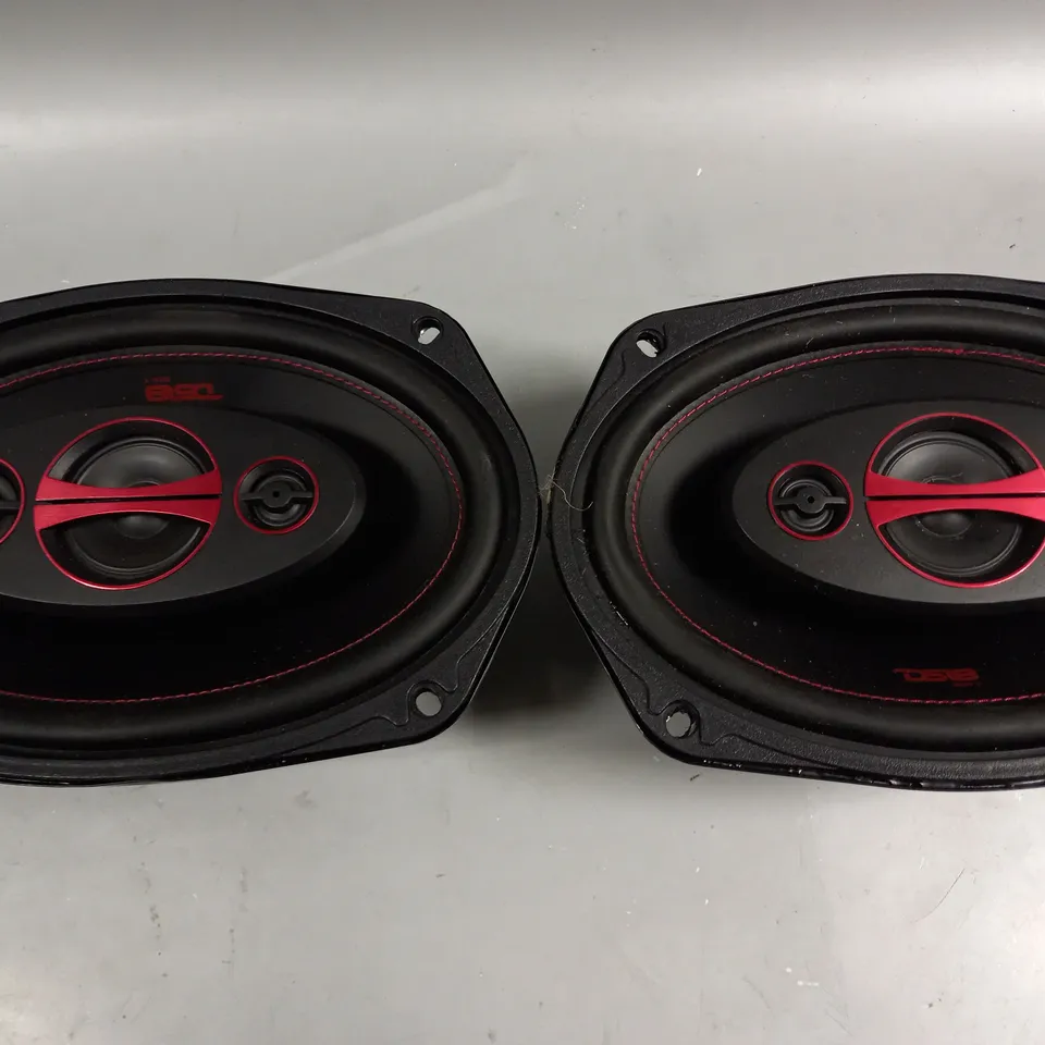 PAIR OF DS18 GEN X 6X9" 4-WAY COAXIAL 180W SPEAKERS