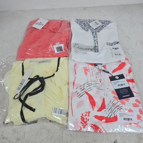 APPROXIMATELY 30 ASSORTED CLOTHING ITEMS IN VARIOUS SIZES, STYLES & COLOURS TO INCLUDE BRANDS SUCH AS ANAMOR, BEAUMONDE, MS GENIUS, ETC - COLLECTION ONLY