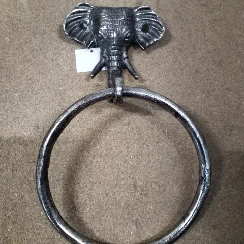 BOXED MELENDY ELEPHANT TOWEL RING