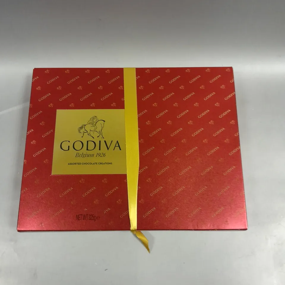 SEALED GODIVA ASSORTED CHOCOLATE CREATIONS - 325G