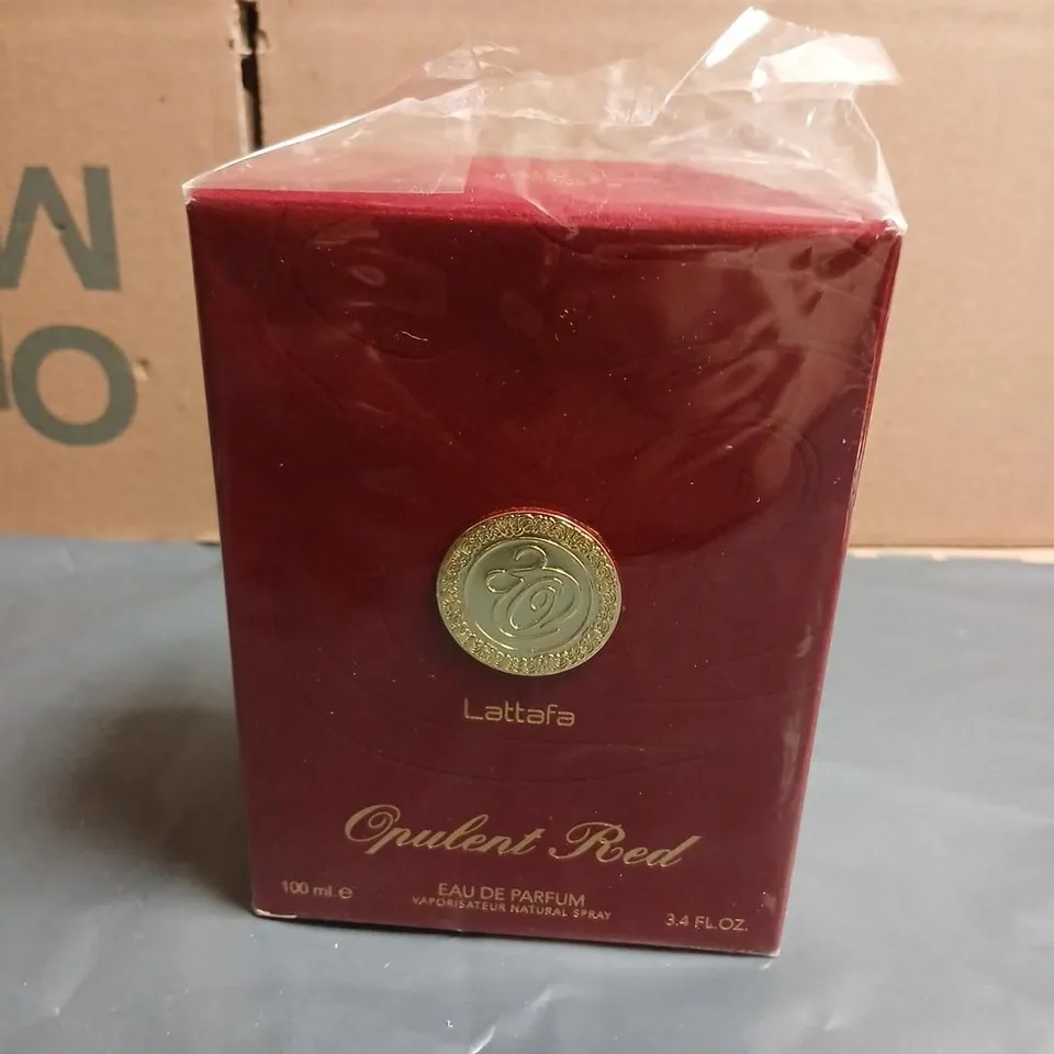 BOXED LATTAFA OPULENT RED EAU DE PARFUM 100ML
