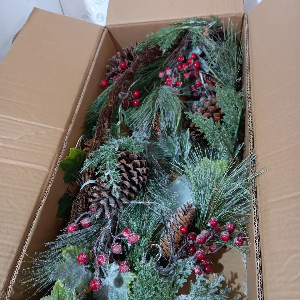 6FT PRE LIT IVY AND PINECONE 