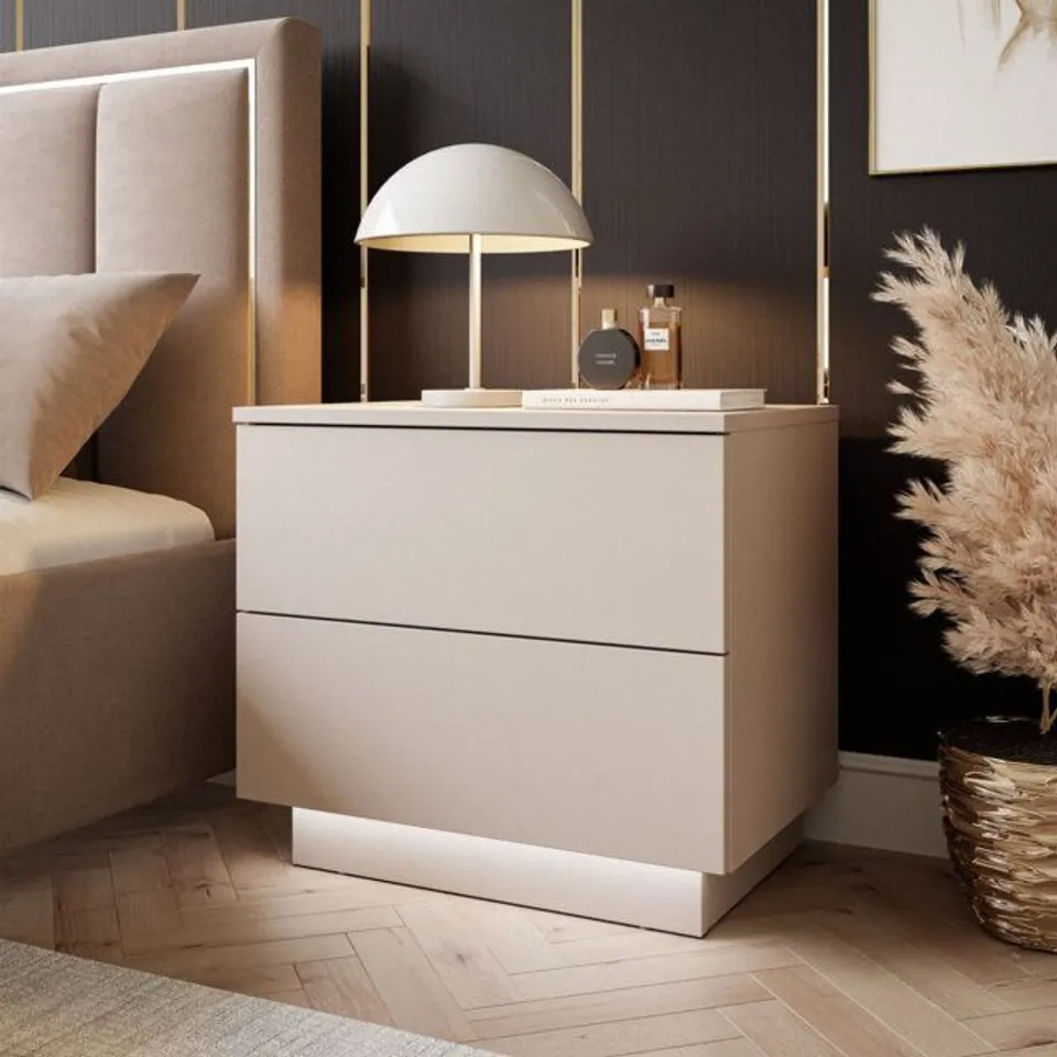 BOXED CHRISHAWN BEDSIDE TABLE