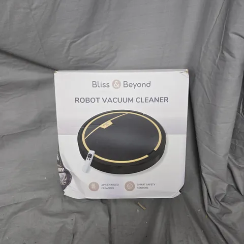 BOXED BLISS & BEYOND ROBOT VACUUM CLEANER