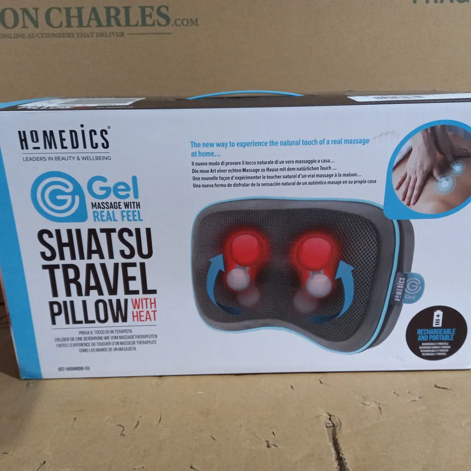 BOXED HOEMDICS SHIATSU TRAVEL PILLOW 