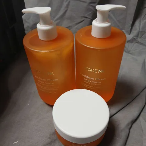 SPACE NK CARIBBEAN SHORES BODY WASH – 2 X PUMP BOTTLES + JAR