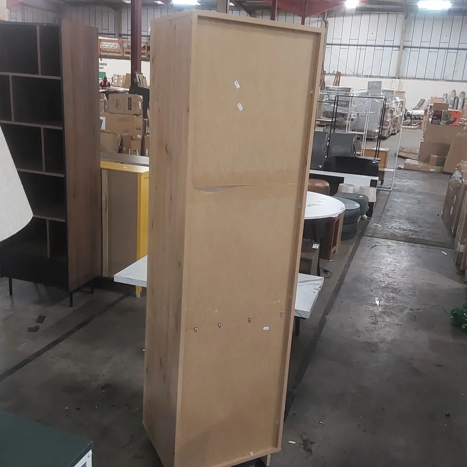 AYLIAH 180CM H X 50CM W STANDARD BOOKCASE COLOUR ARTISAN/RIVIER STONE