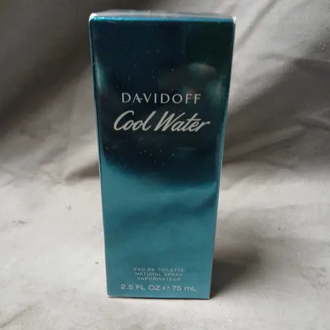 BOXED AND SEALED DAVIDOFF COOL WATER EAU DE TOILETTE 75ML