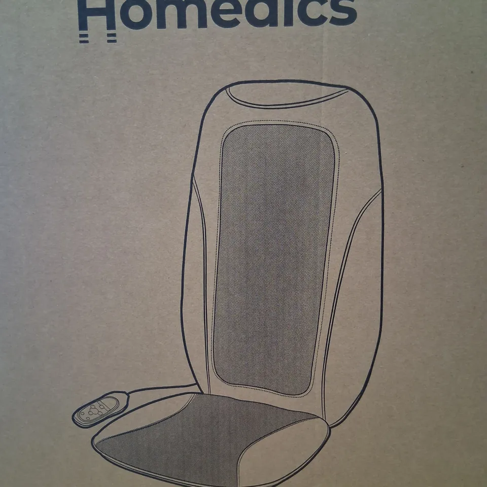 BOXED HOMEDICS SHIATSU EXPERIENCE BACK MASSAGER AND HEAT SBM-65H-GB