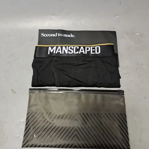 MANSCAPED BOXERS 2.0 IN BLACK SIZE 3XL