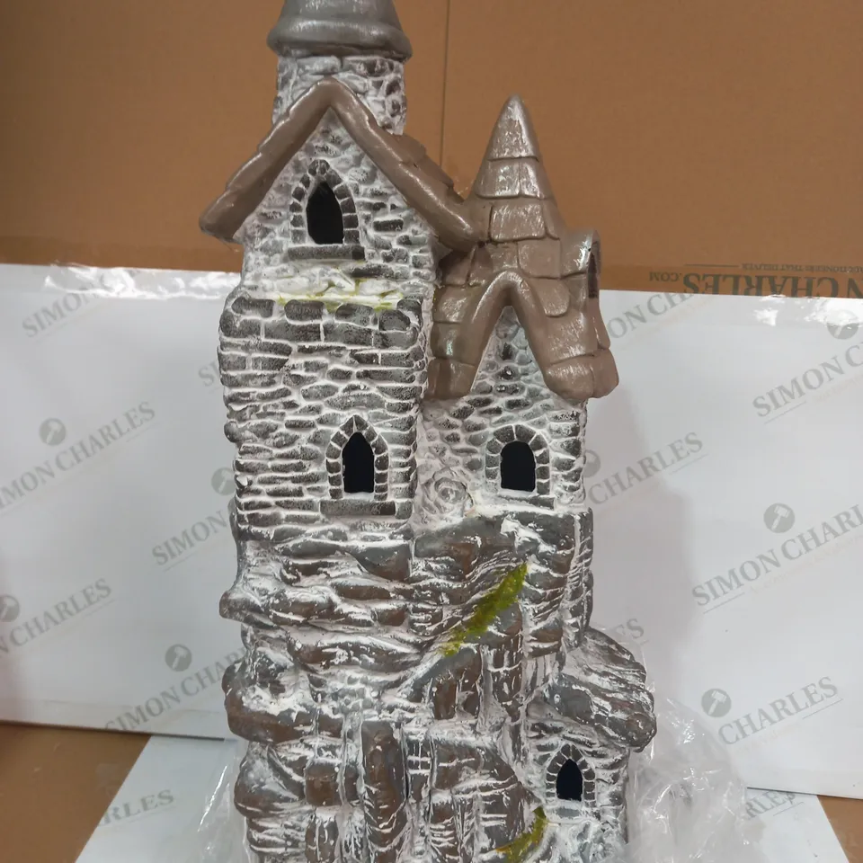 OUTLET MY GARDEN STORIES LED CASTLE GARDEN SCULPTURE