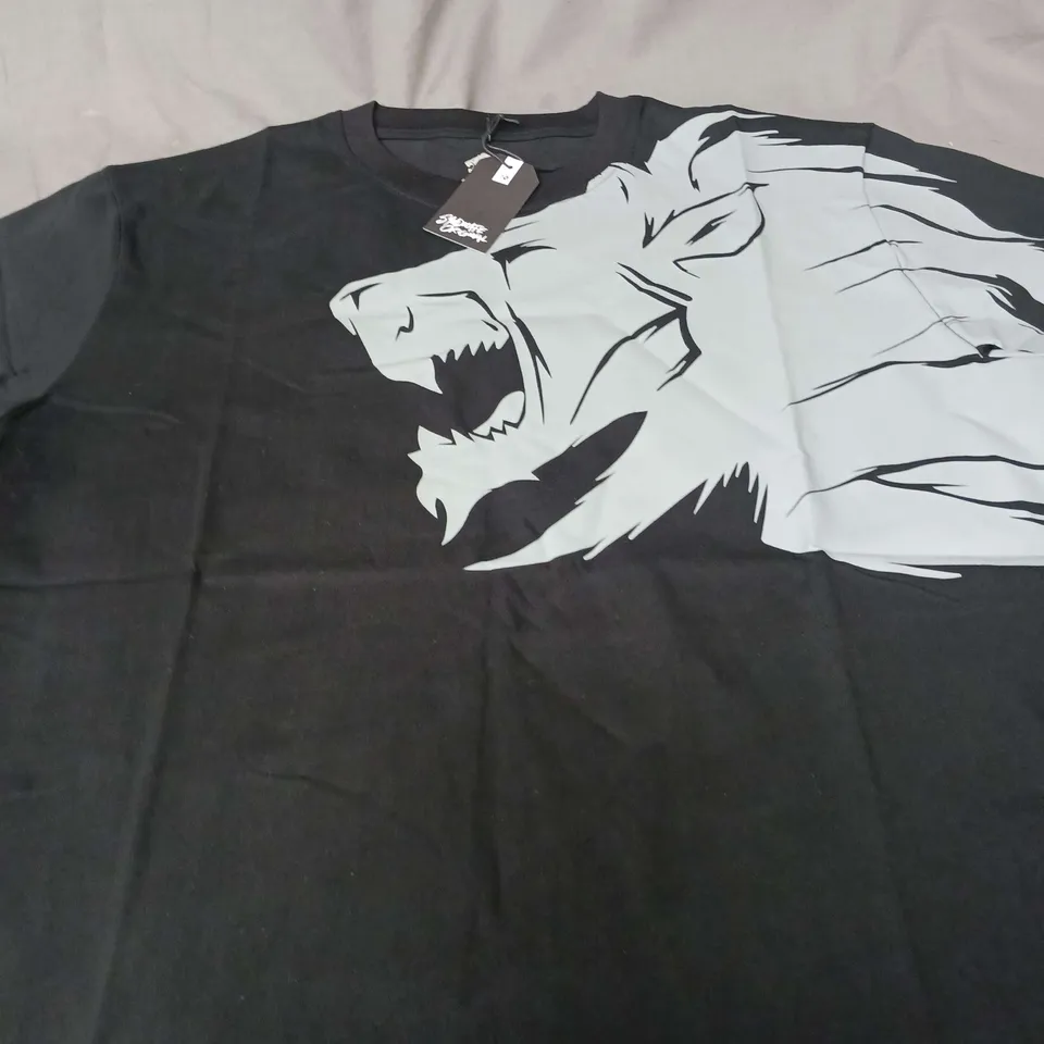 OG LION TEE IN BLACK - SIZE 2XL