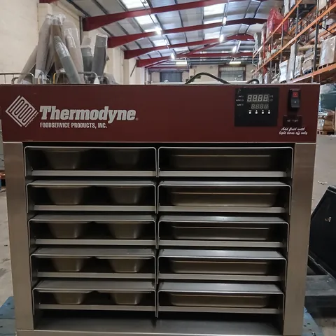 THERMODODYNE 12-DRAWER STAINLESS STEEL HOLDING CABINET – COMMERCIAL KITCHEN