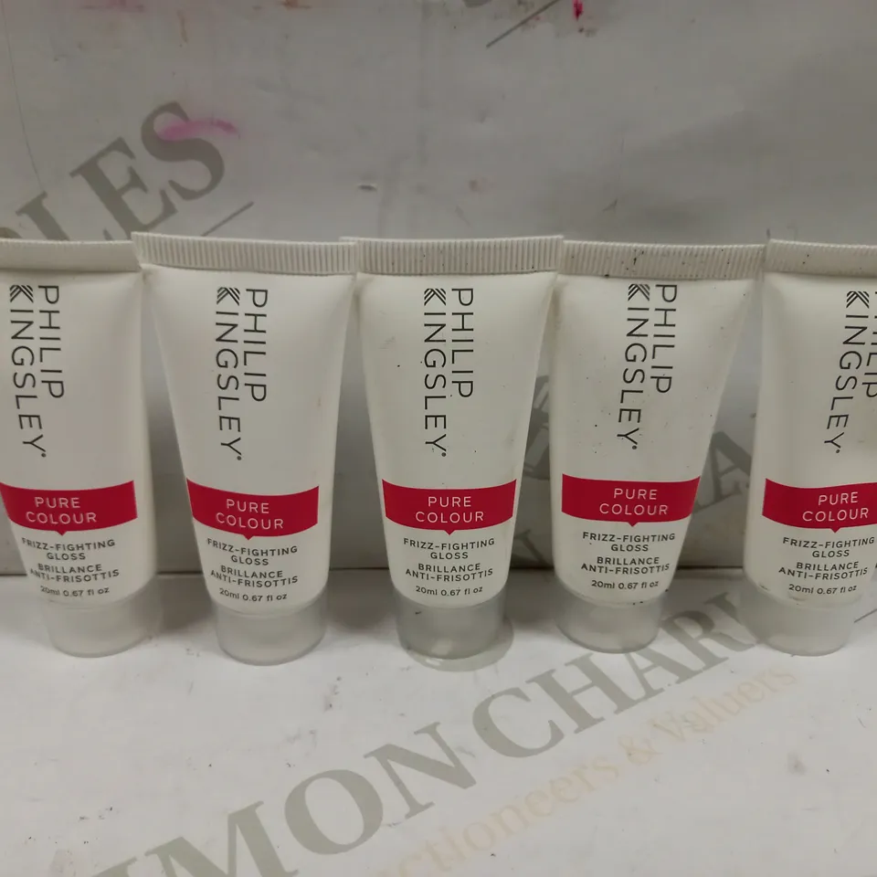 BOX OF 5 PHILIP KINGSLEY PURE COLOUR FRIZZ-FIGHTING GLOSS - 5 X 20ML