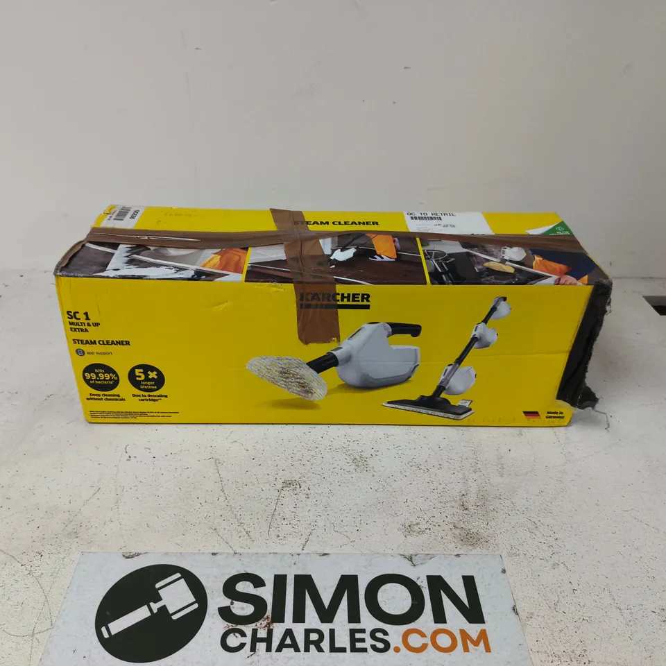 KÄRCHER SC 1 STEAM CLEANER – BOXED WITH ACCESSORIES