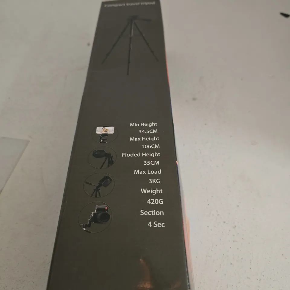 COMPACT TRAVEL TRIPOD BOXED