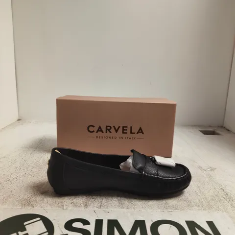 CARVELA BLACK LEATHER FLATS – LADIES' SHOES (EU 40) UK 7