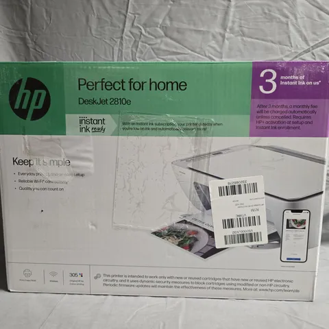 HP DESKJET 2810E PRINTER – BOXED