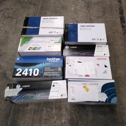PALLET TO CONTAIN A LARGE QUANTITY OF INK TONER CARTRIDGES // BRANDS, COLOURS AND MODELS MAY VARY