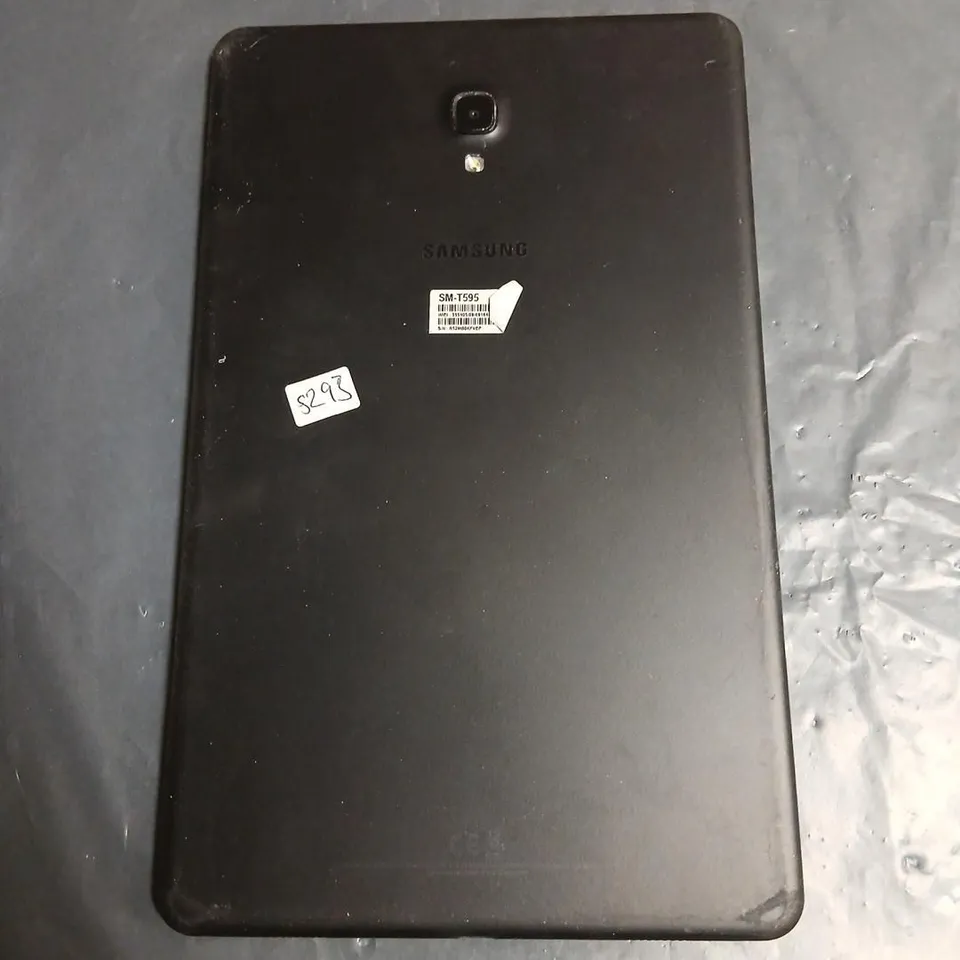 SAMSUNG GALAXY TAB SM-T595 TABLET – BLACK, FRONT GLASS CRACKED