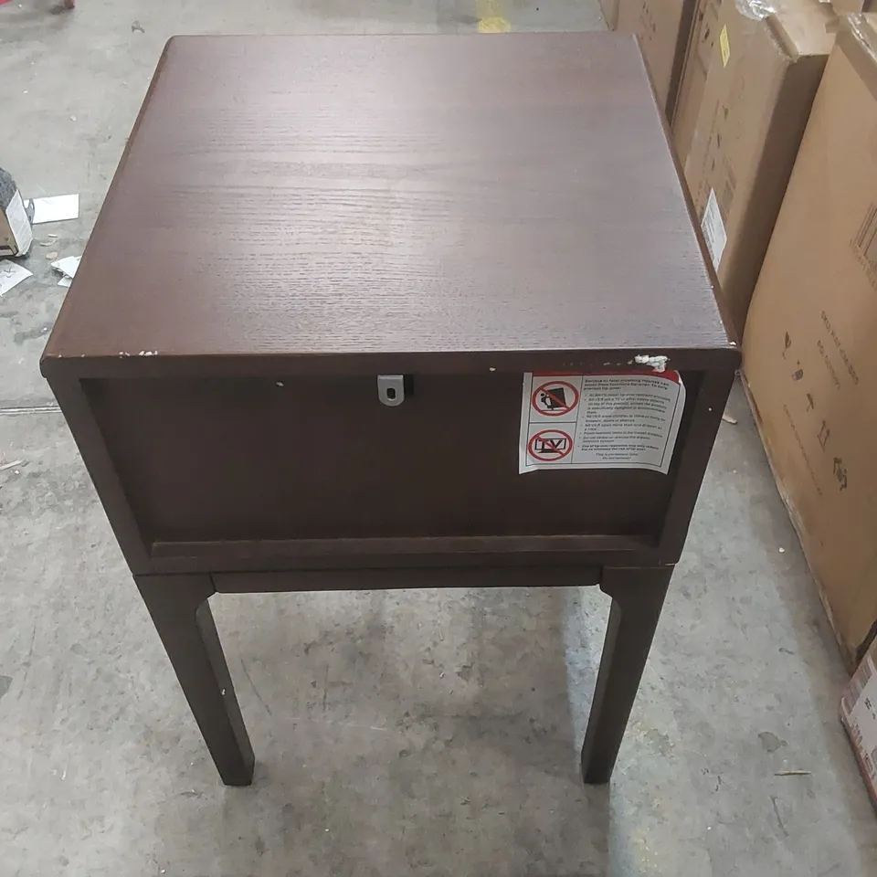 DUSK ELENA ASH 1 DRAWER NIGHTSTAND - WALNUT