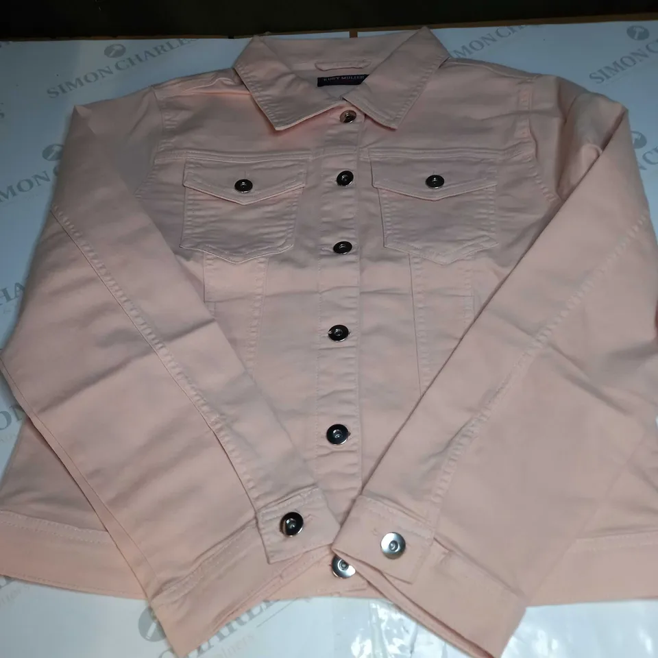 KURT MULLER COTTON BI STRETCH DENIM JACKET - UK 16