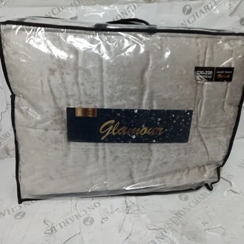 CATHERINE LANSFIELD 220X220 BED SPREAD LUXURY TOUCH VELVET