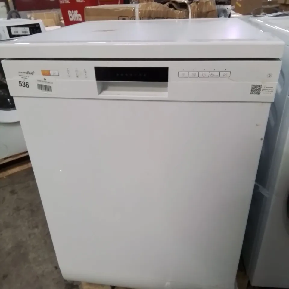 COMFEE' FREESTANDING DISHWASHER FD1201P-W WITH 12 PLACE SETTINGS, CLOUD WASH, DELAY START, HALF LOAD FUNCTION, WHITE