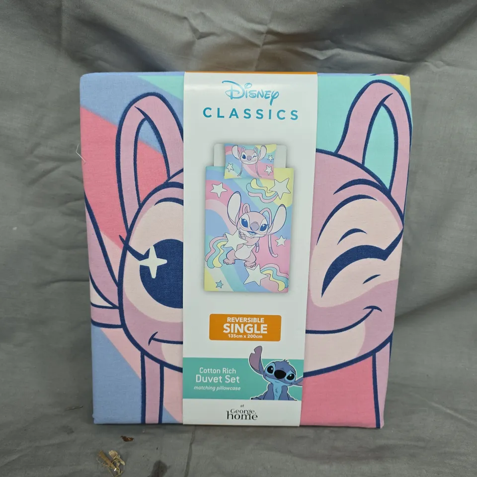 Disney Classics Cotton Rich Duvet Set – Reversible Single (135 x 200 cm) – George Home