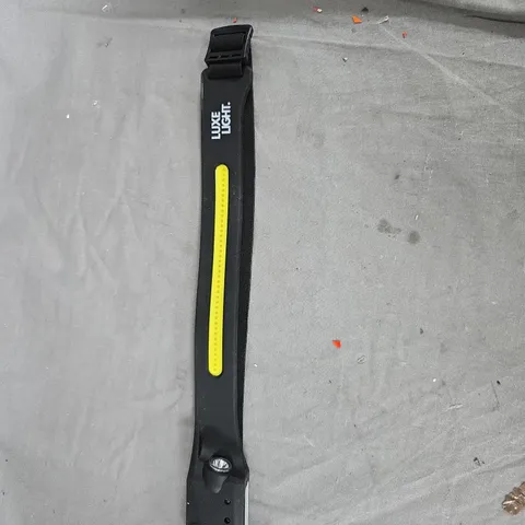 LUXE LIGHT LED SAFETY CLIP-ON LIGHT – BLACK WITH YELLOW STRIP